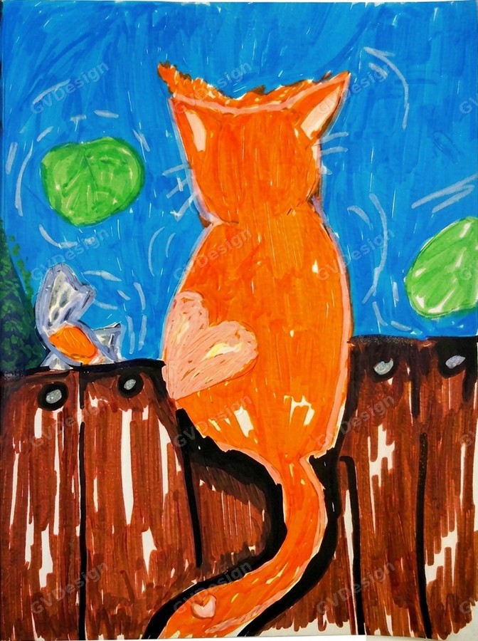 Cat on a Fence