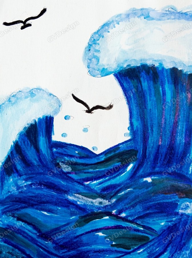 Two Birds on a Wave